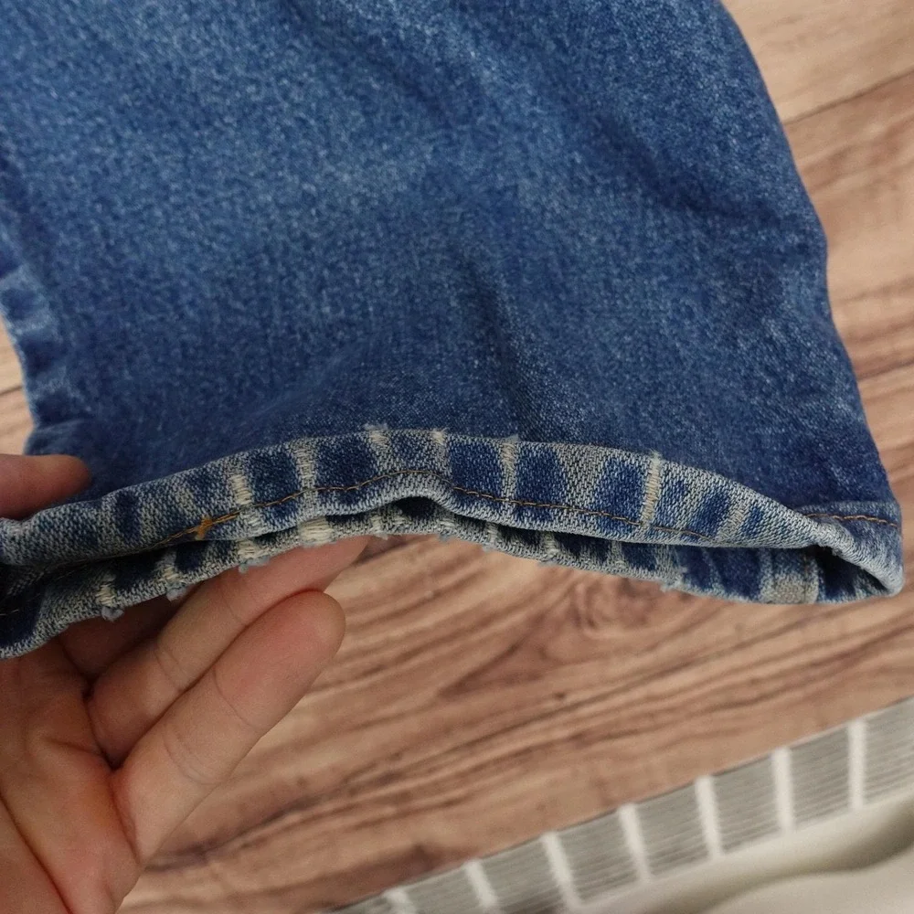 Vintage Wrangler Jeans 33x30 (34x32) Blue Medium Regular Fit Straight Denim